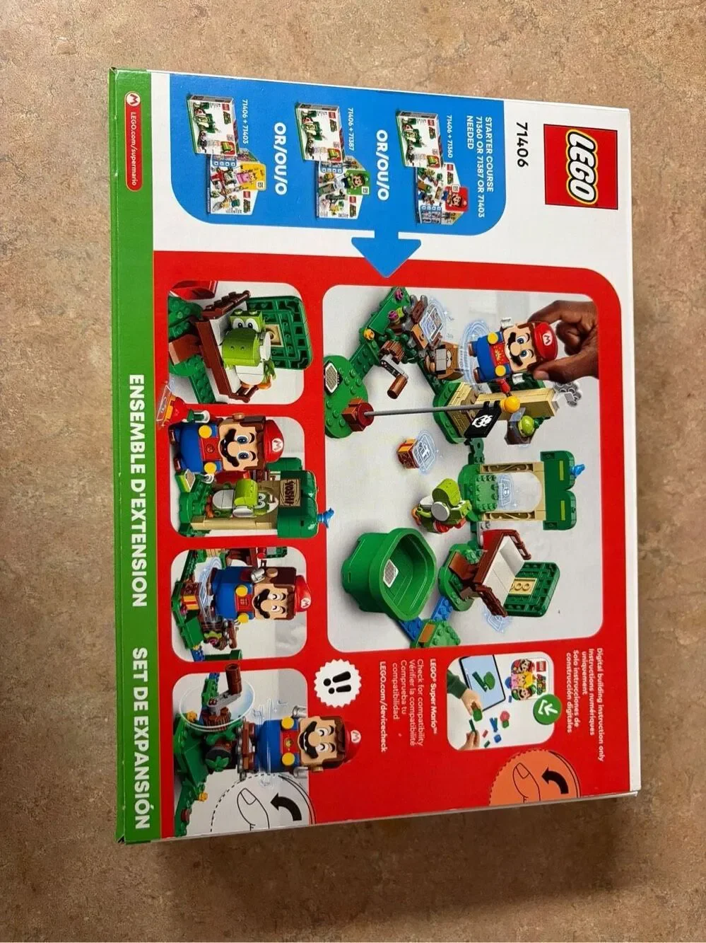 LEGO Super Mario 71406 Yoshi’s Gift House Expansion Set NEW Sealed